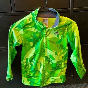 Fluorescent camo adidas jacket